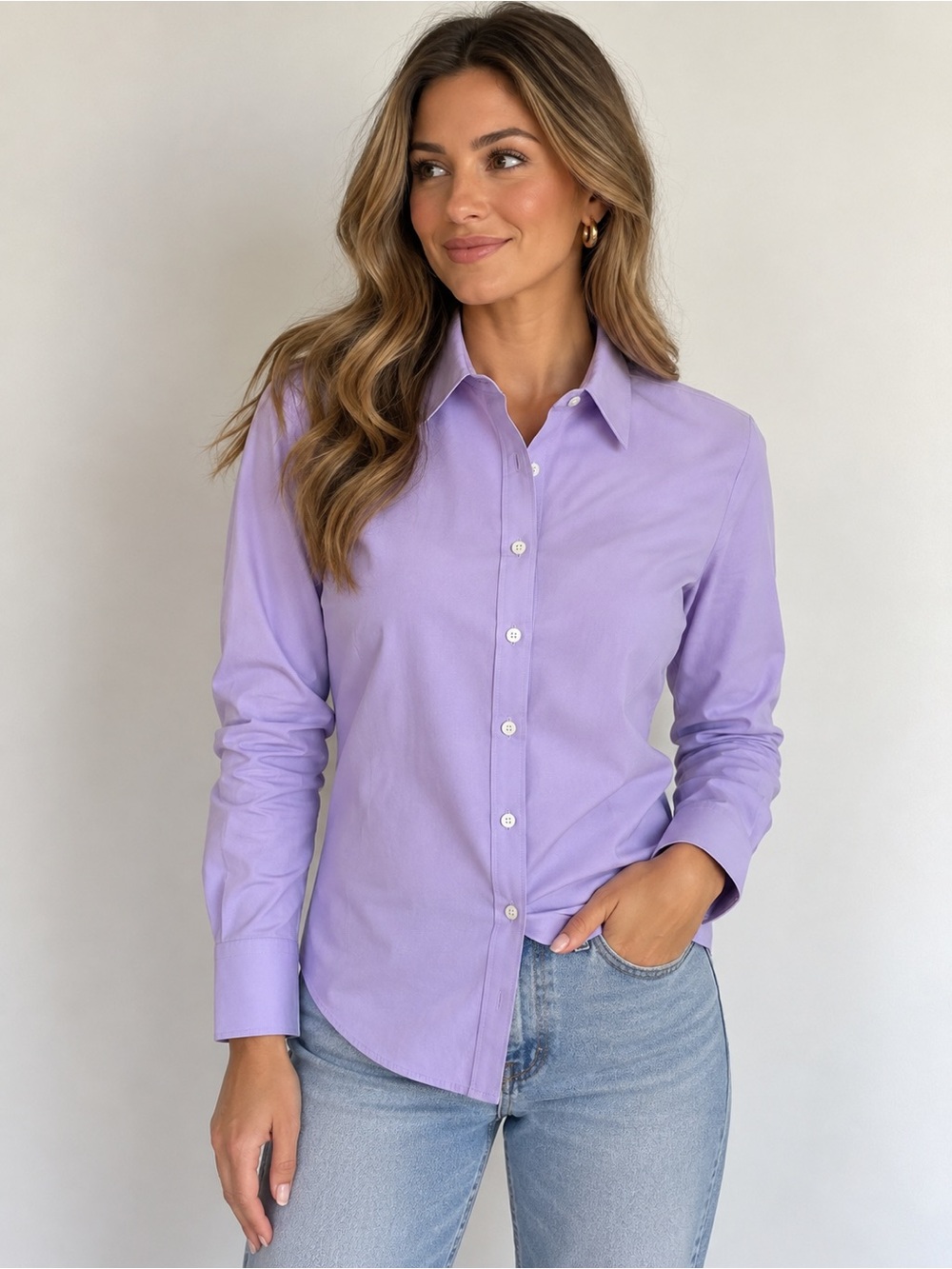 Brooks Brothers Lavender Button-Down Shirt